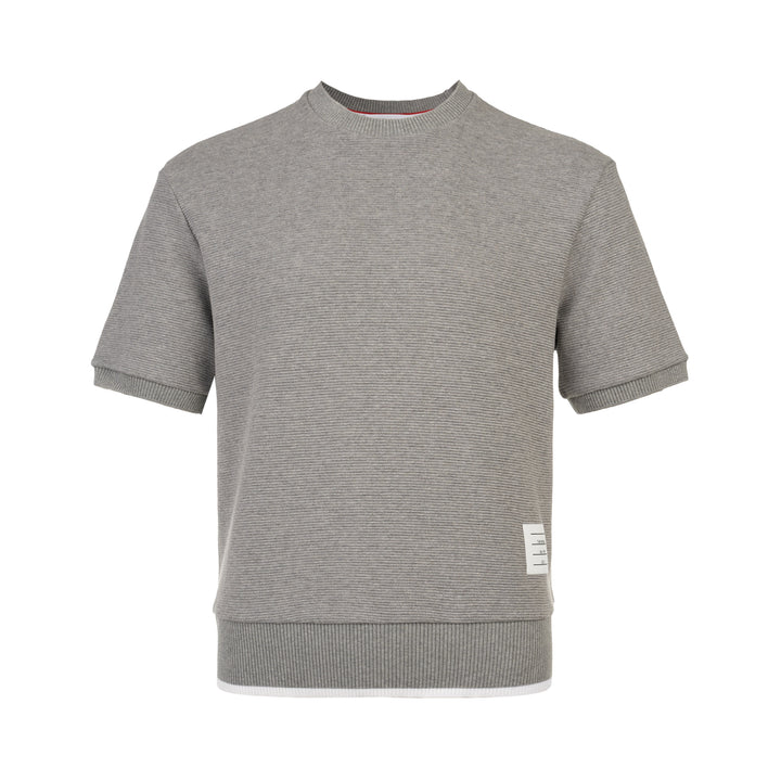 Short Sleeve Rib Cuff Tee