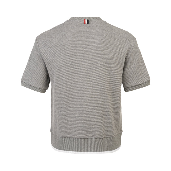 Short Sleeve Rib Cuff Tee