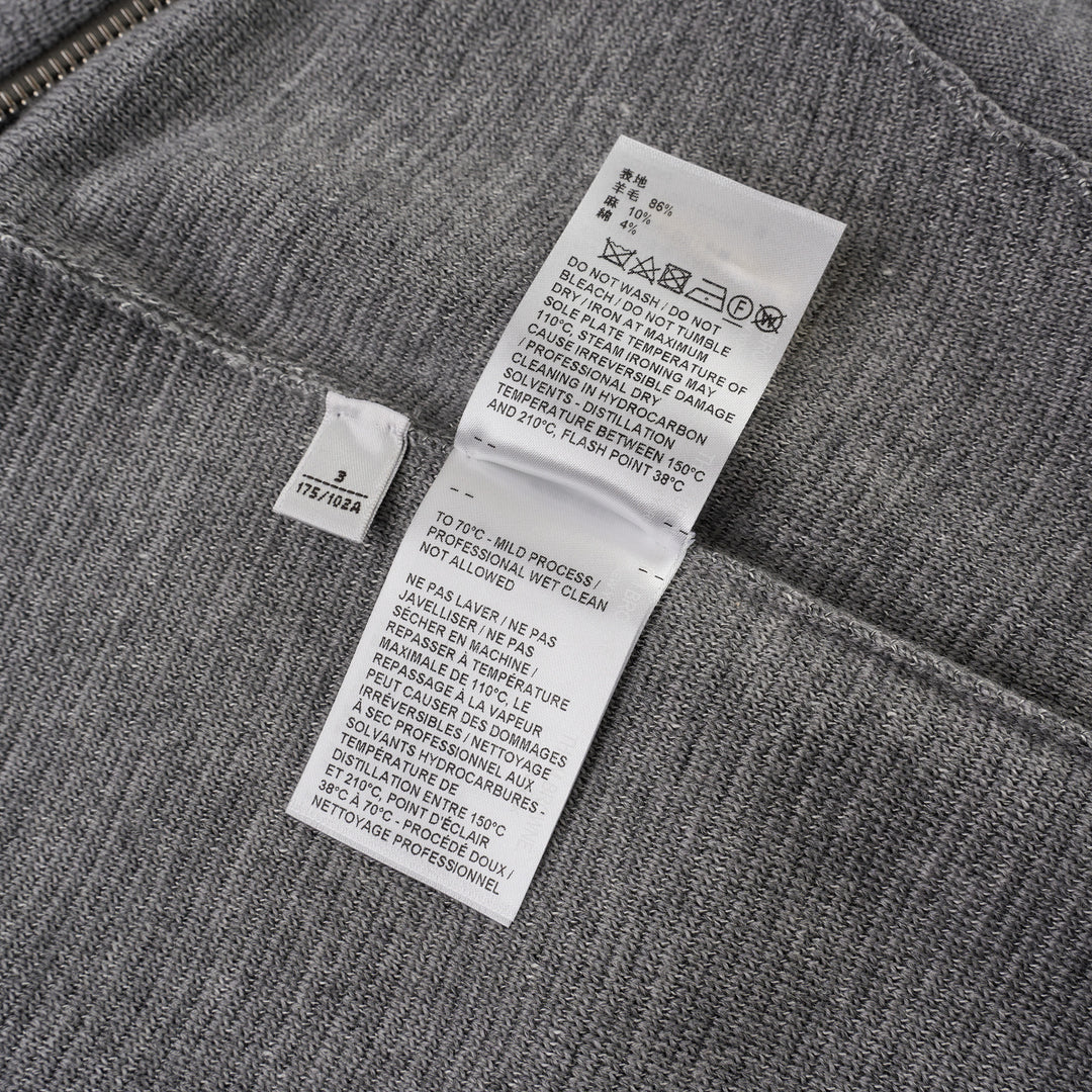 Milano Stitch Zip-Up Bomber Jacket