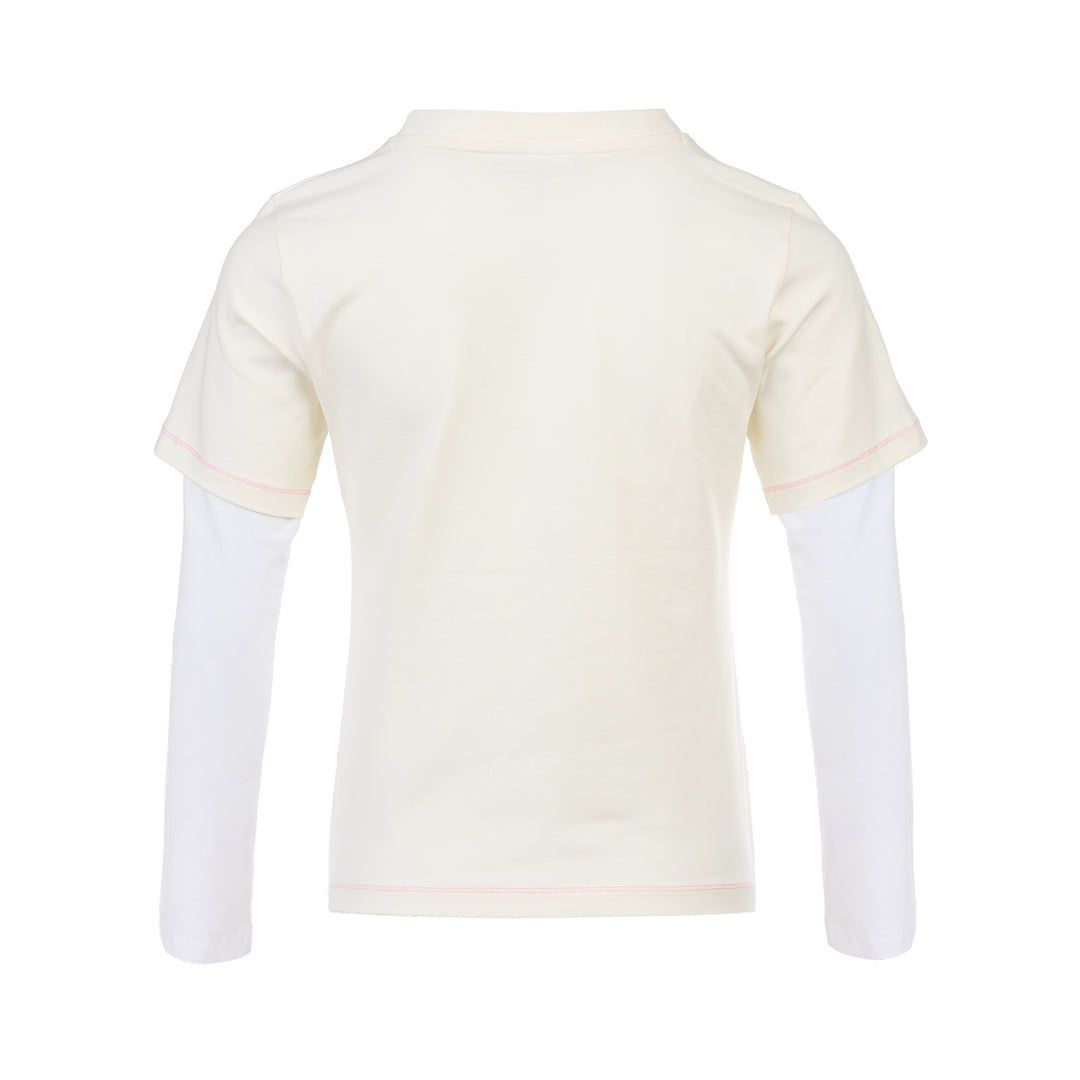 Heavy Stretch Cotton Layered Tee
