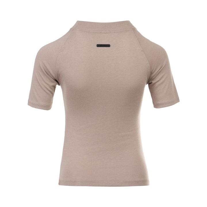 Shrunken Mock Neck Tee