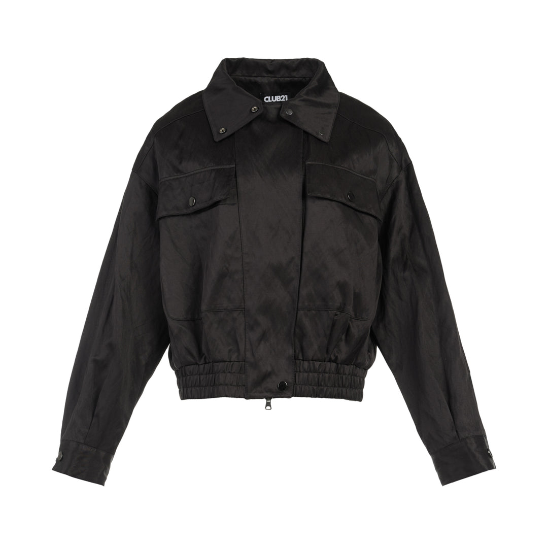 Club21 Collection Eloise Steel Wire Bomber Jacket