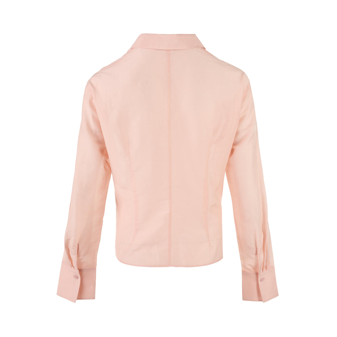 Club21 Collection Juliette Silk Cotton Cowl Neck Blouse - view 2