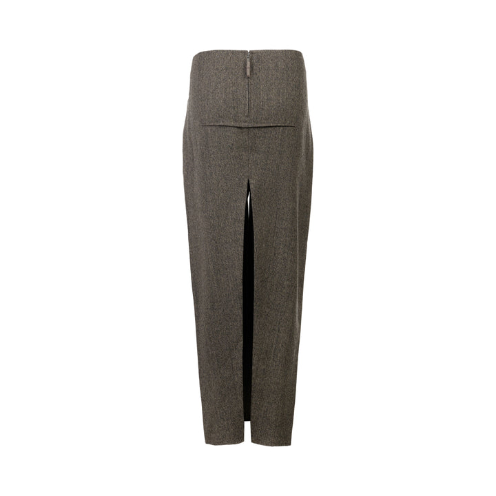 Sliced Maxi Skirt