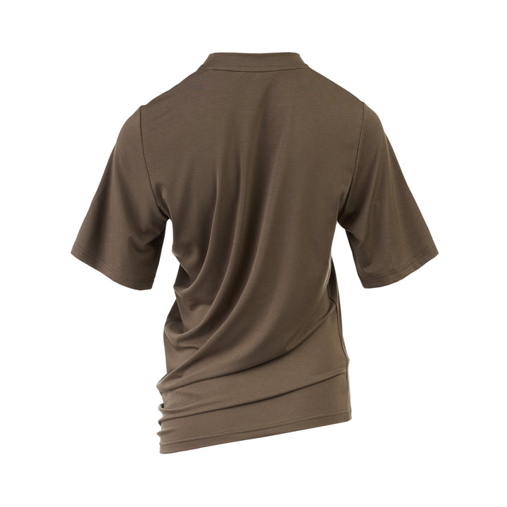 Club21 Collection Willa Draped Stretch Jersey Tee - view 2