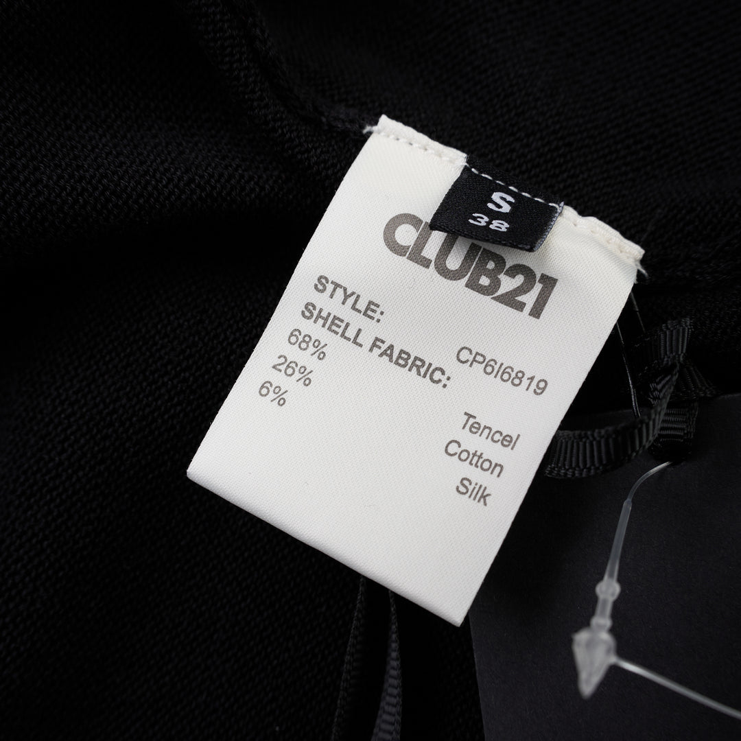 Club21 Collection Silk Cotton Cropped Hooded Sweater - view 4