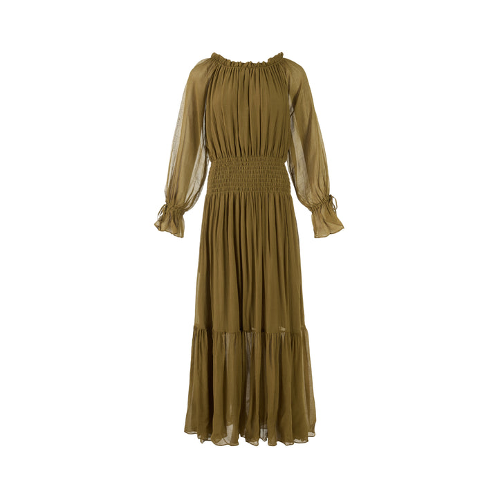 Club21 Collection Bianca Silk Blend Maxi Dress