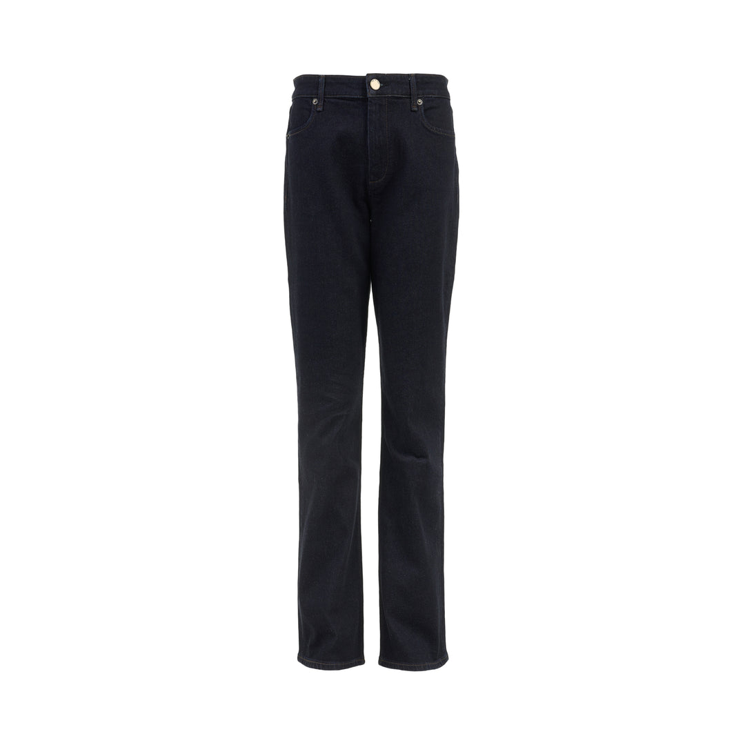 rag & bone Sutton Full Slim Cigarette Jeans in dark indigo denim, shown from the front