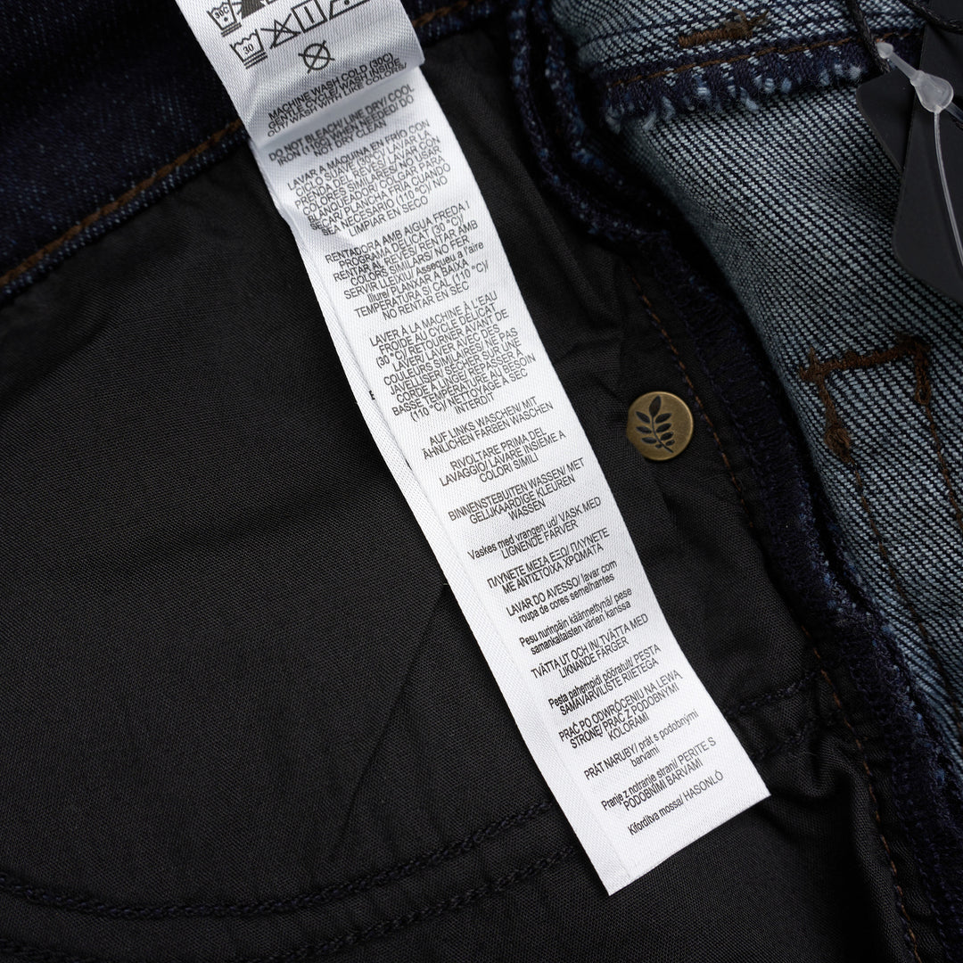 rag & bone Sutton Full Slim Cigarette Jeans in dark indigo denim, shown from the front - view 5