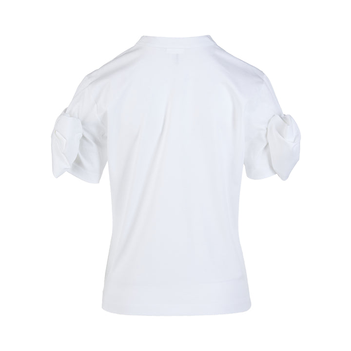 Noir Kei Ninomiya Cotton Ponte Twisted Sleeve Tee - view 2