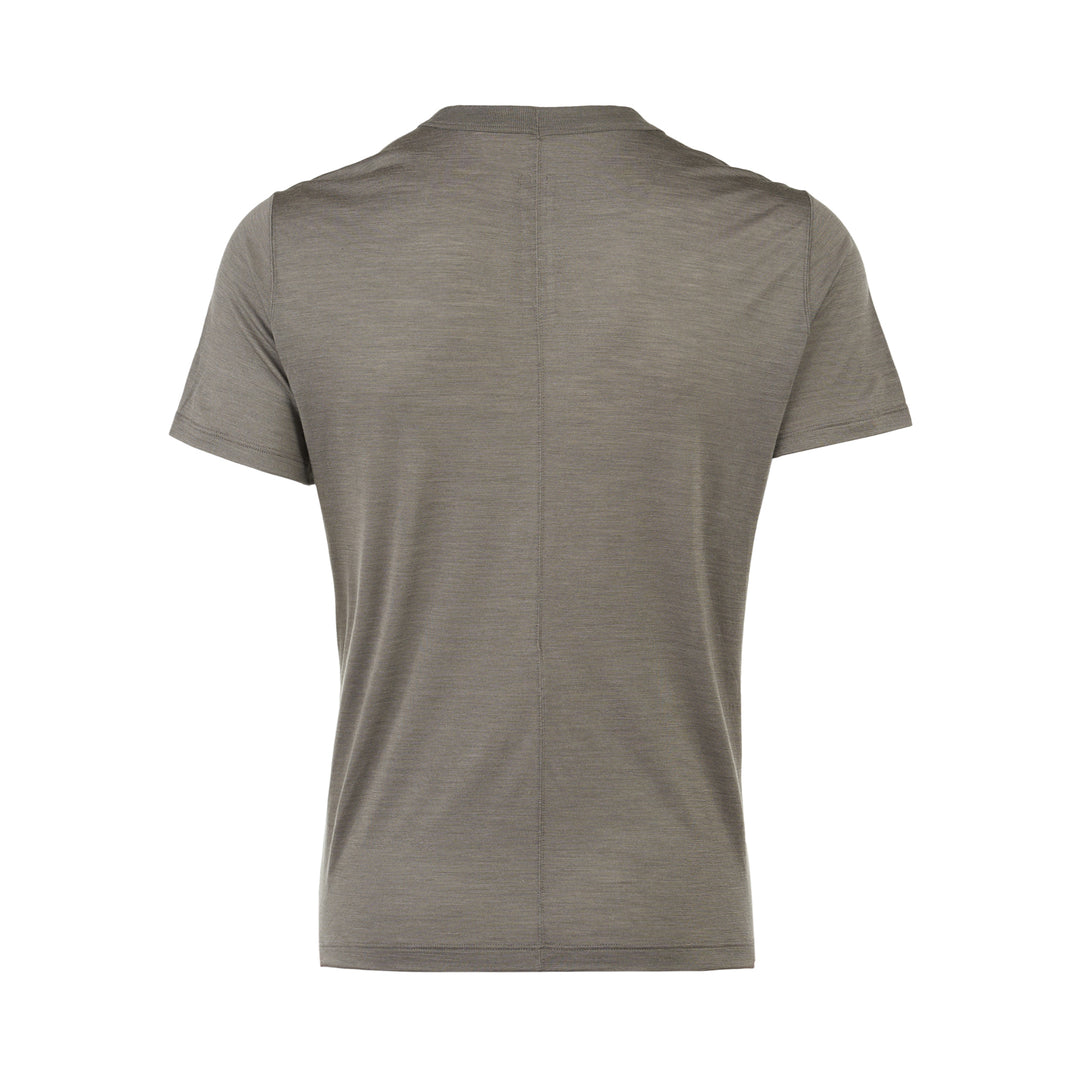Rick Owens Short Level Wool Silk Jersey Tee - view 2