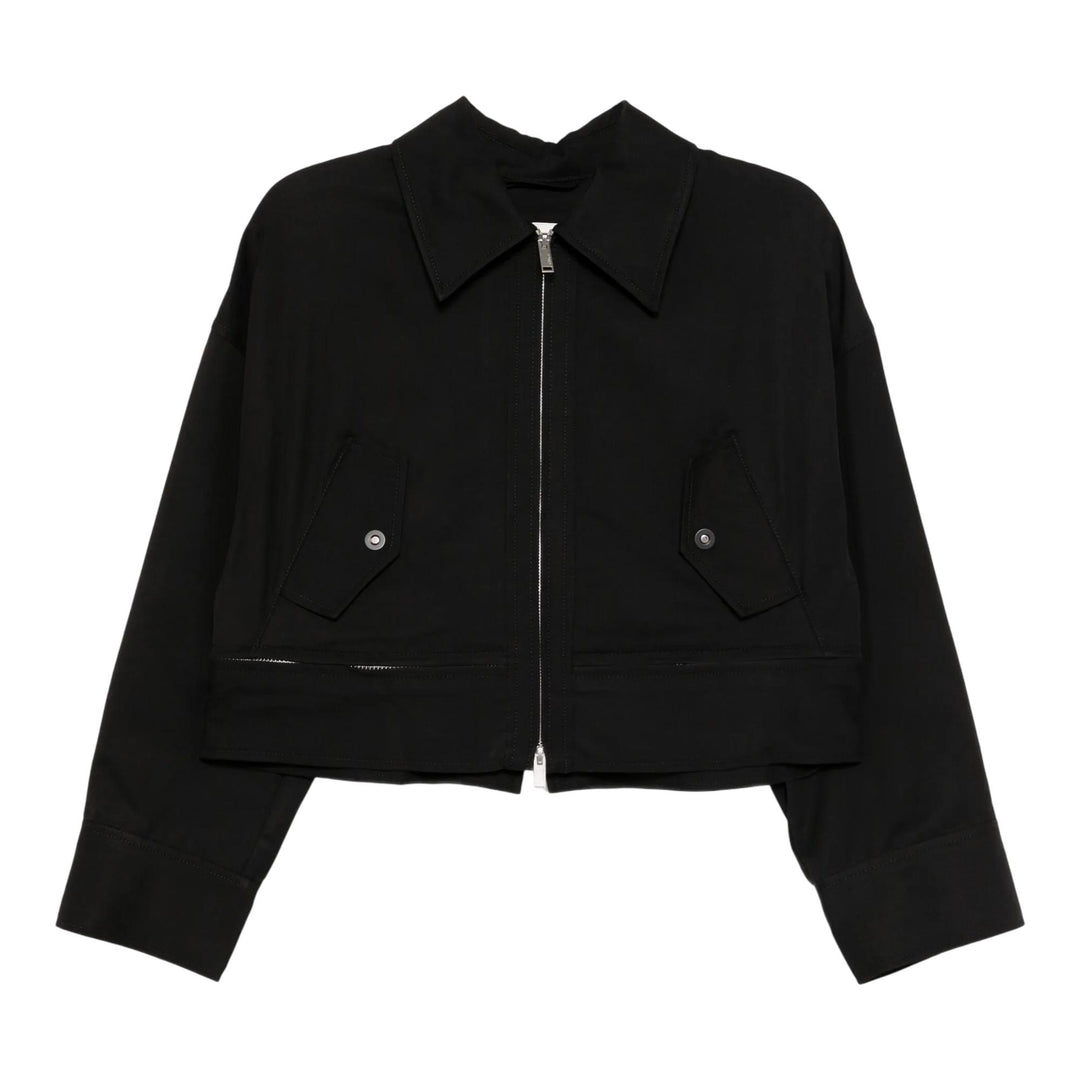 Club21 - 3.1 Phillip Lim - Double Zip Cropped Utility Jacket - BLOUSON - Black