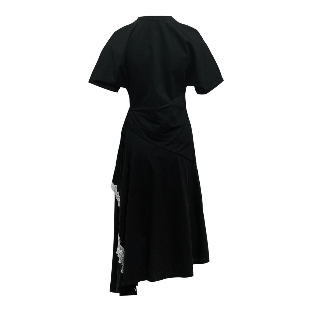 phillip lim t shirt dress 3.1 Phillip Lim Draped T-shirt Slip Combo Dress | Black