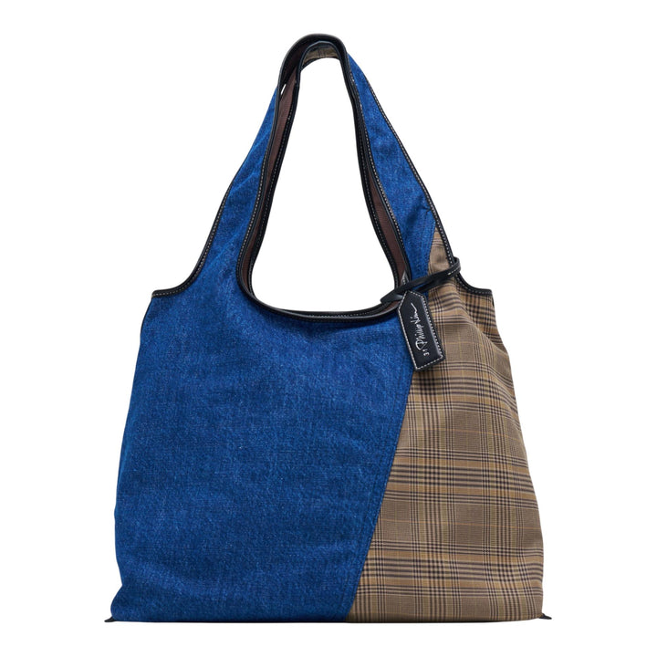 Club21 - 3.1 Phillip Lim - Patchwork Denim Market Tote - TOTES - Denim