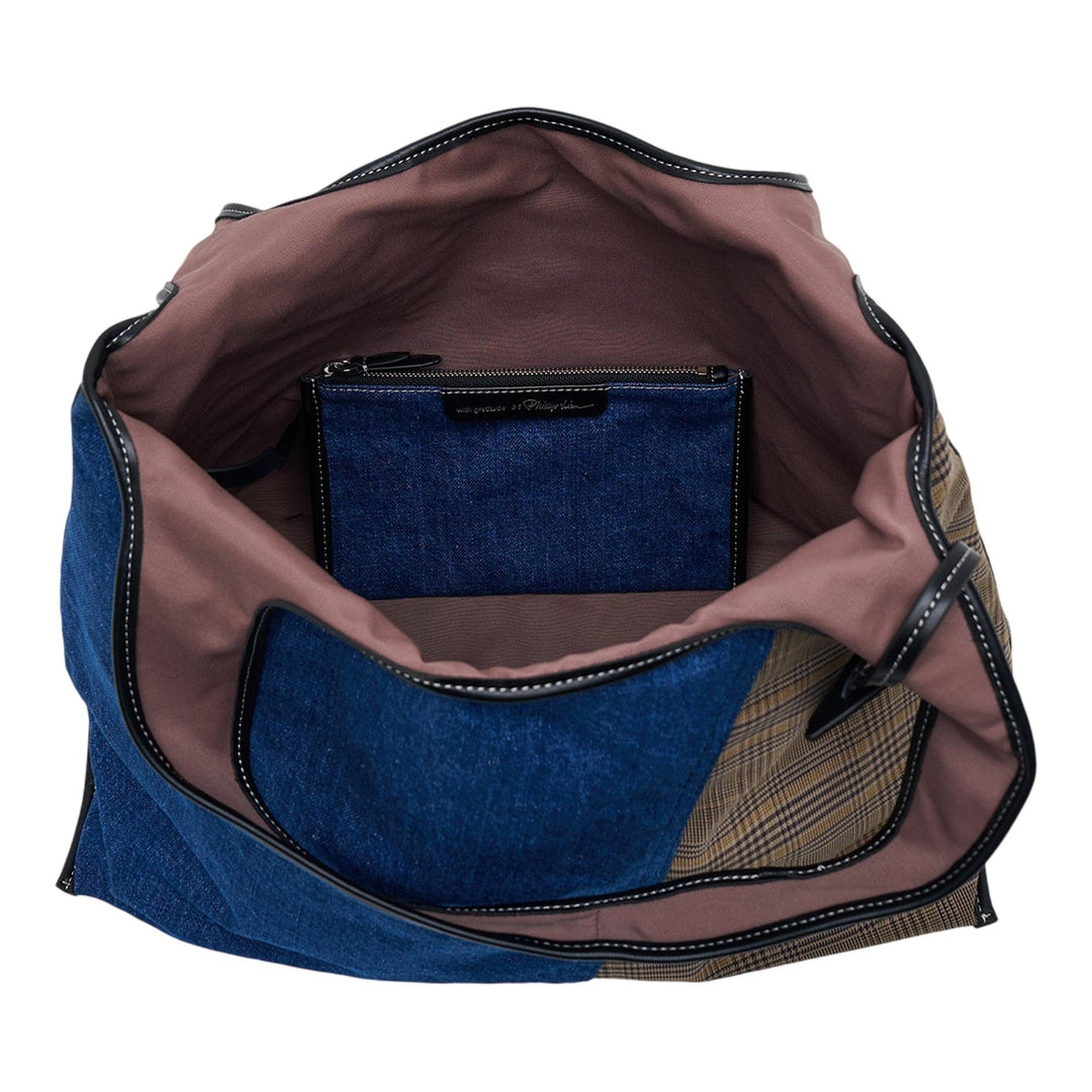 Club21 - 3.1 Phillip Lim - Patchwork Denim Market Tote - TOTES - Denim