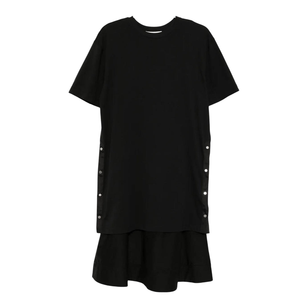 Club21 - 3.1 Phillip Lim - Short Sleeve Oversized T-Shirt Combo Dress - WOVEN DRESSES - Black