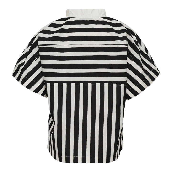 Club21 - 3.1 Phillip Lim - Striped Open Neck Top With Ties - WOVEN TOPS - Stripes