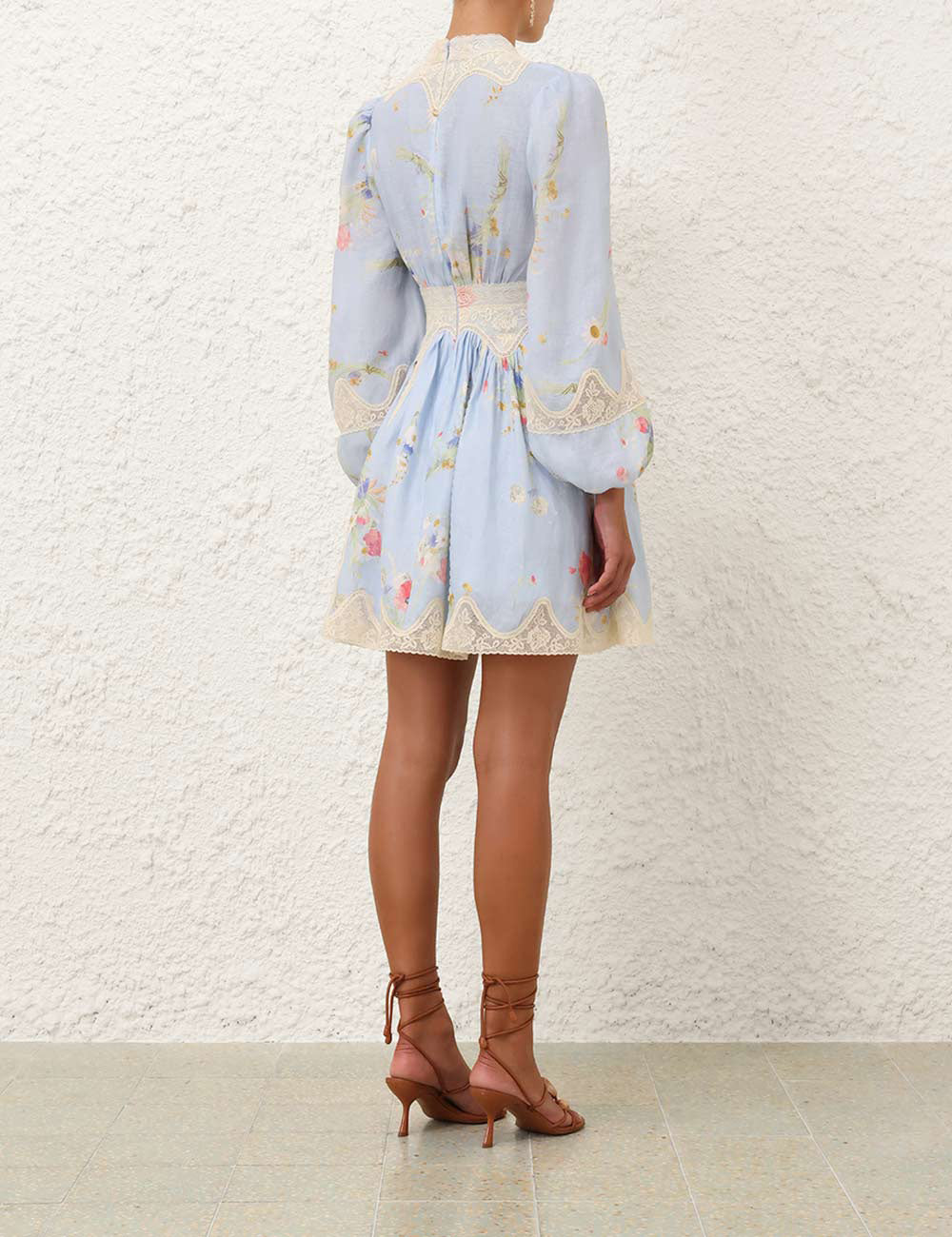 Lucky Lace Plunge Mini Dress Lucky Lace Plunge Mini Dress