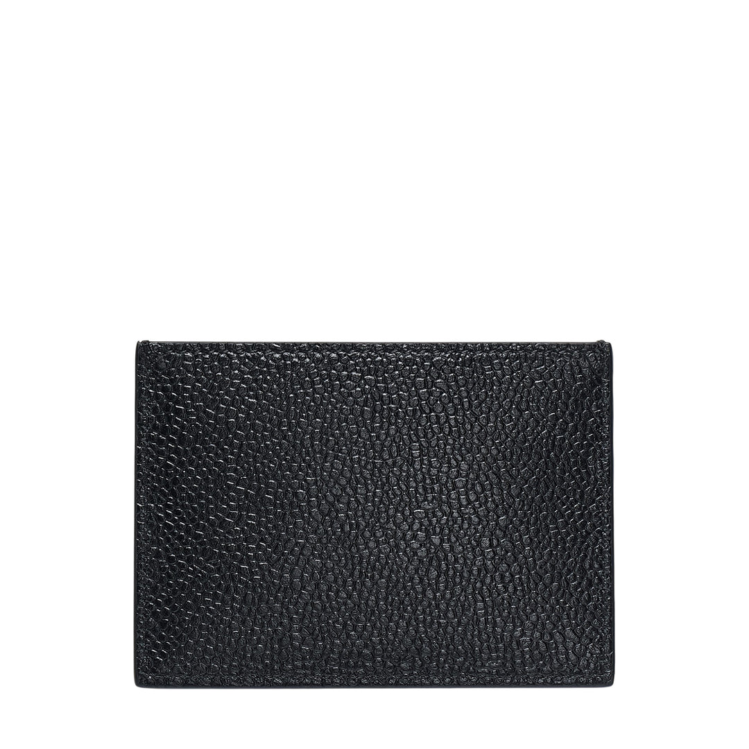 Single Card Holder In Pebble Grain Men