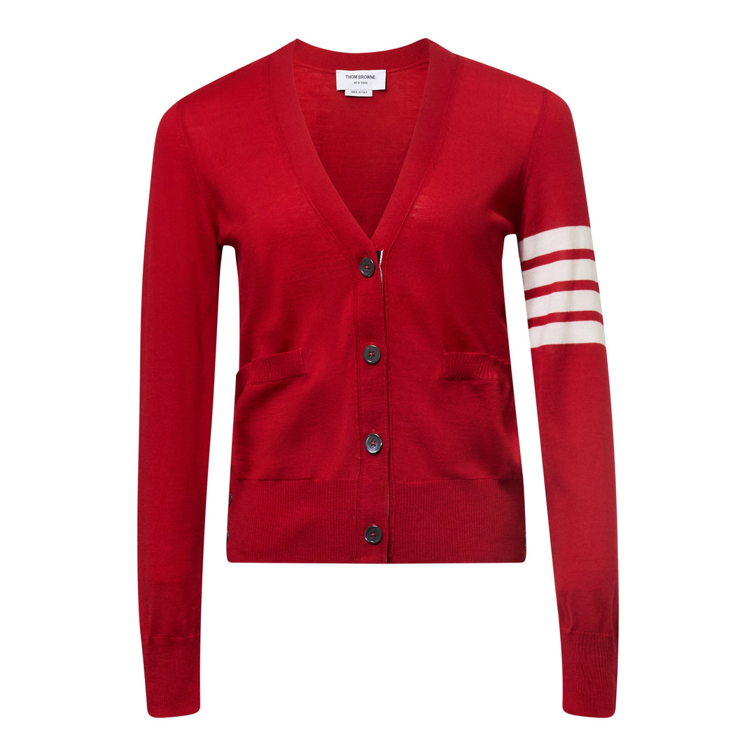 Relaxed Fit V Neck Cardigan