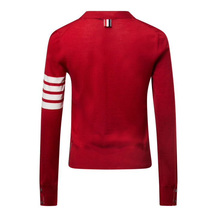 Relaxed Fit V Neck Cardigan