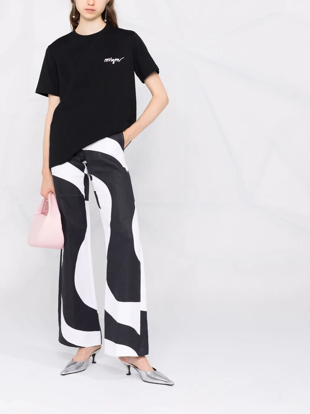 MSGM Embroidered Tee