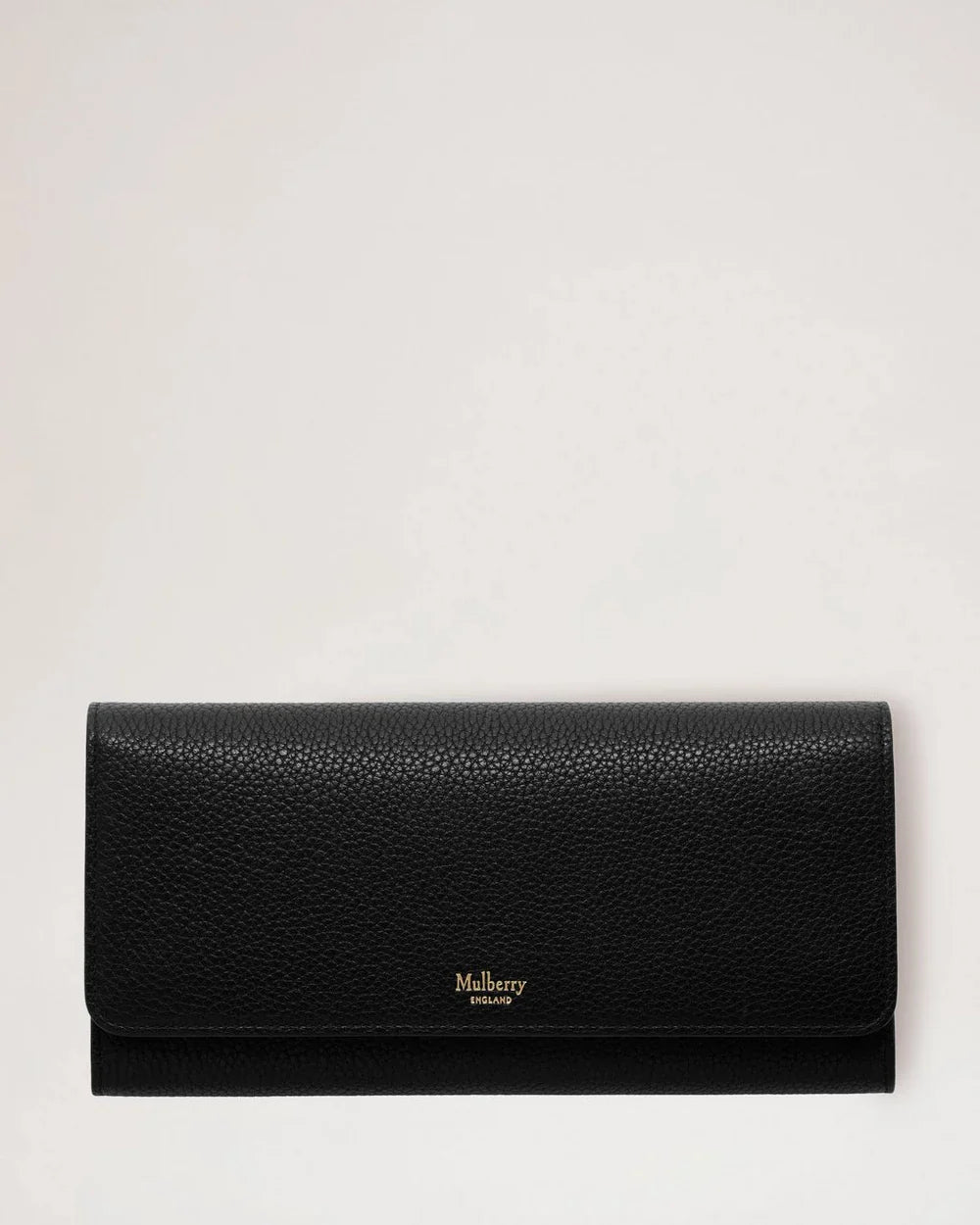 Continental Wallet Black Small Classic Grain