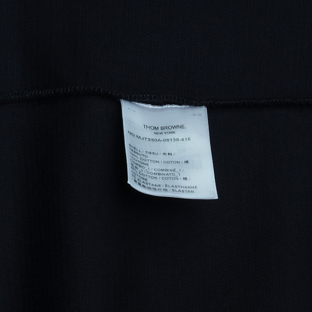 4-Bar Cotton Pullover Sweatshirt