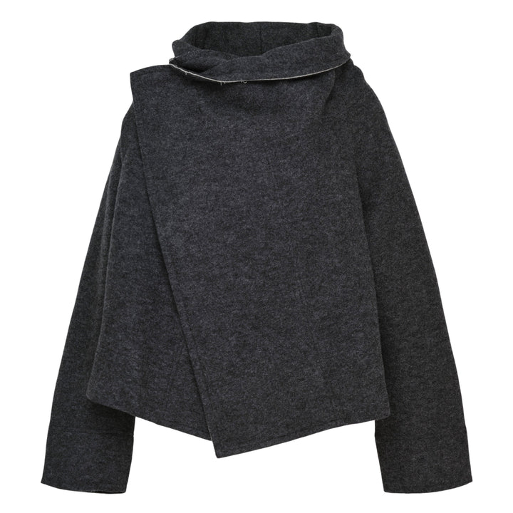 Loose Wrap Blouson