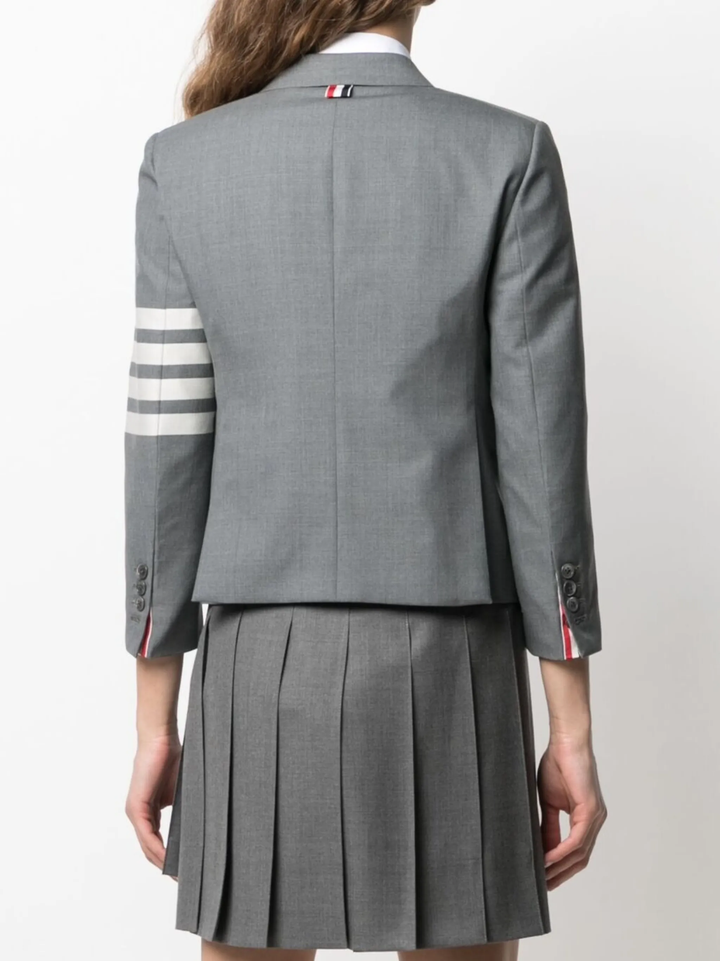 Plain Weave 4-Bar High Armhole Sport Coat Women