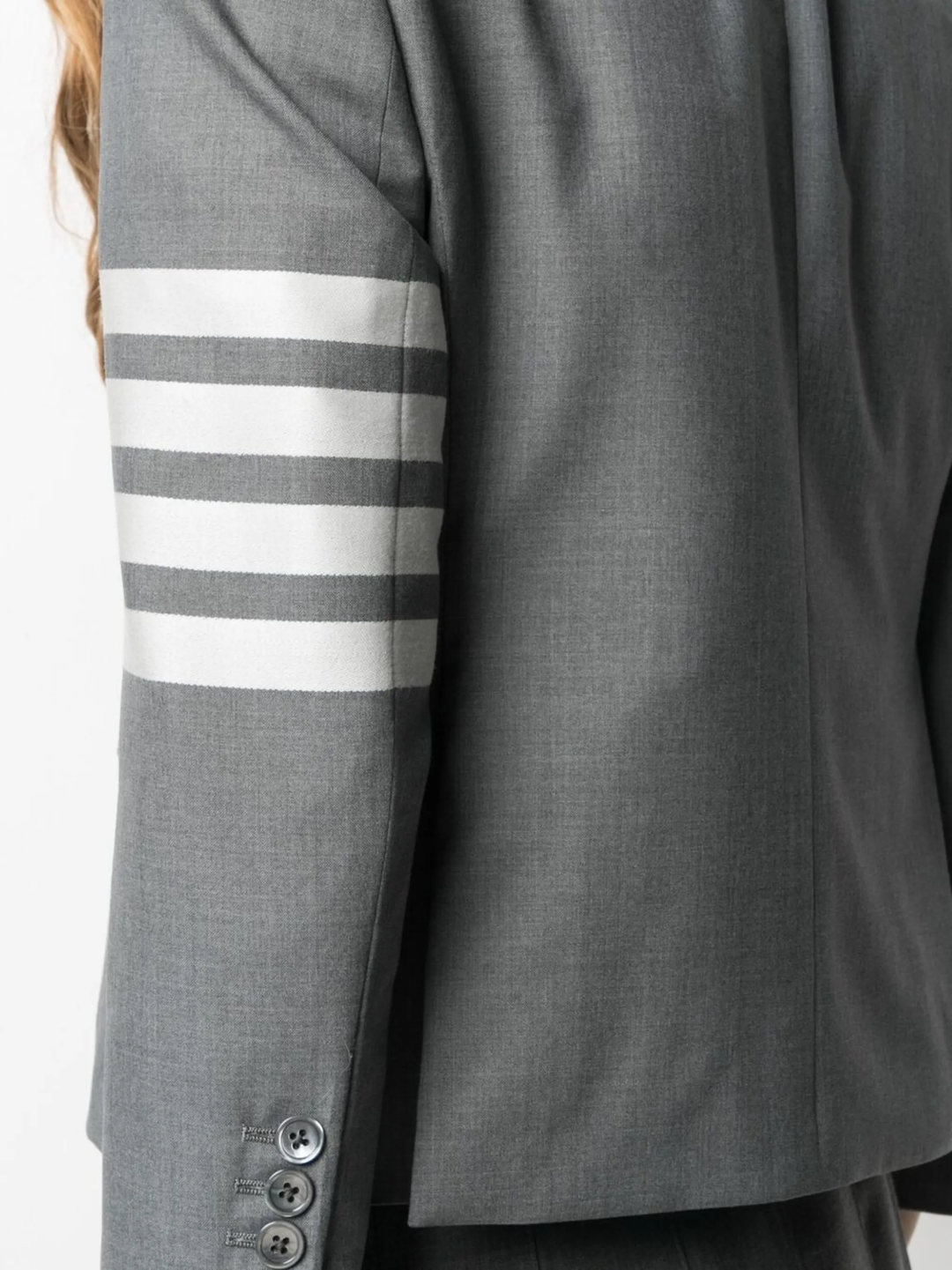 Plain Weave 4-Bar High Armhole Sport Coat Women