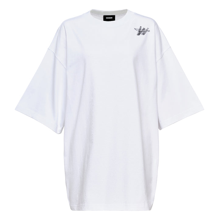 White Cotton Logo T-Shirt