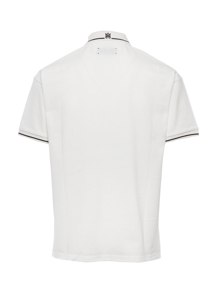 AMIRI Amiri Arts District Pique Polo White 2