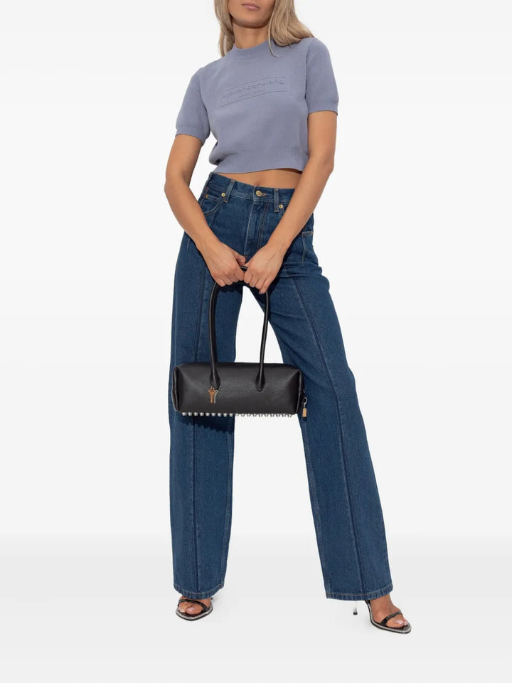 エンボスロゴリブTシャツ