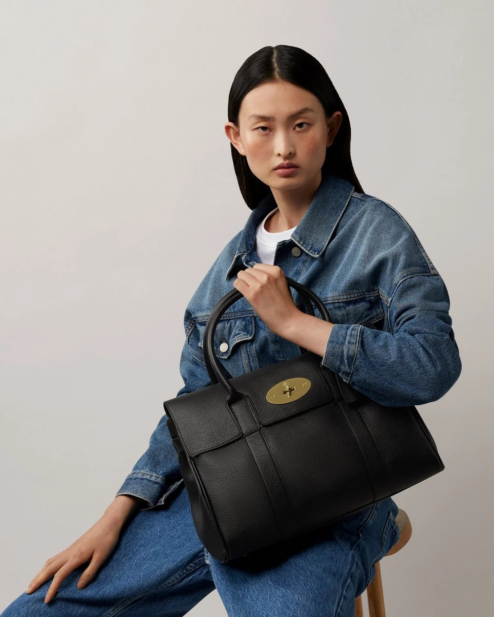 Bayswater Small Classic Grain (Black)