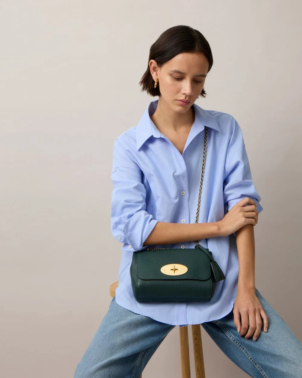 Lily Heavy Grain (Mulberry Green)