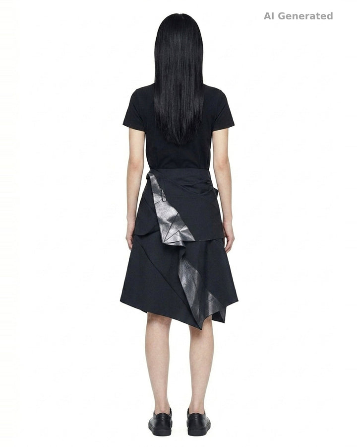 Origami Panelled Mini Skirt | 132 5. Issey Miyake | Club21 - back