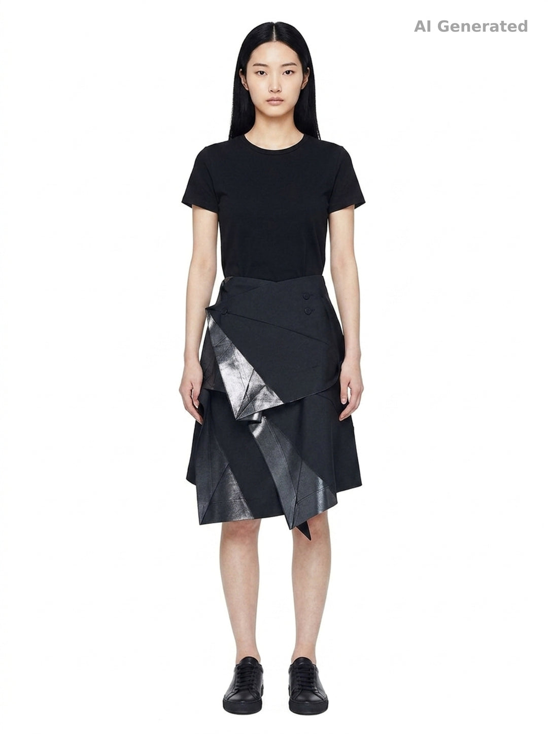 Origami Panelled Mini Skirt | 132 5. Issey Miyake | Club21 - front