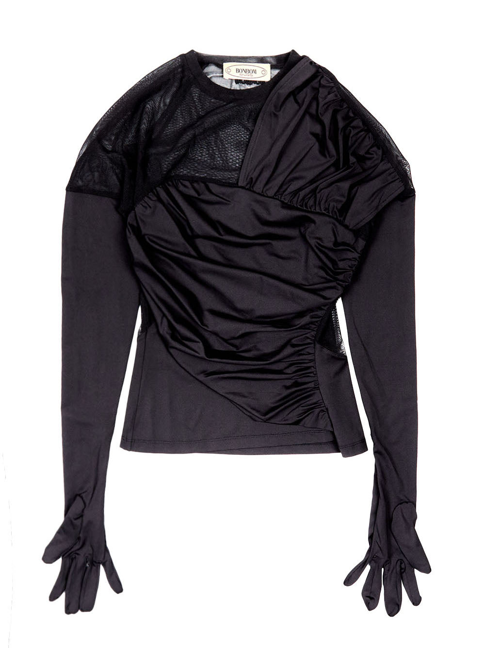 Asymmetry Gloves Top