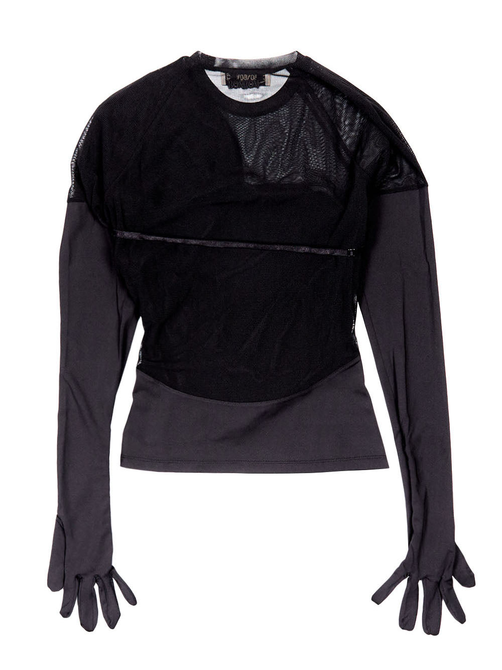 Asymmetry Gloves Top