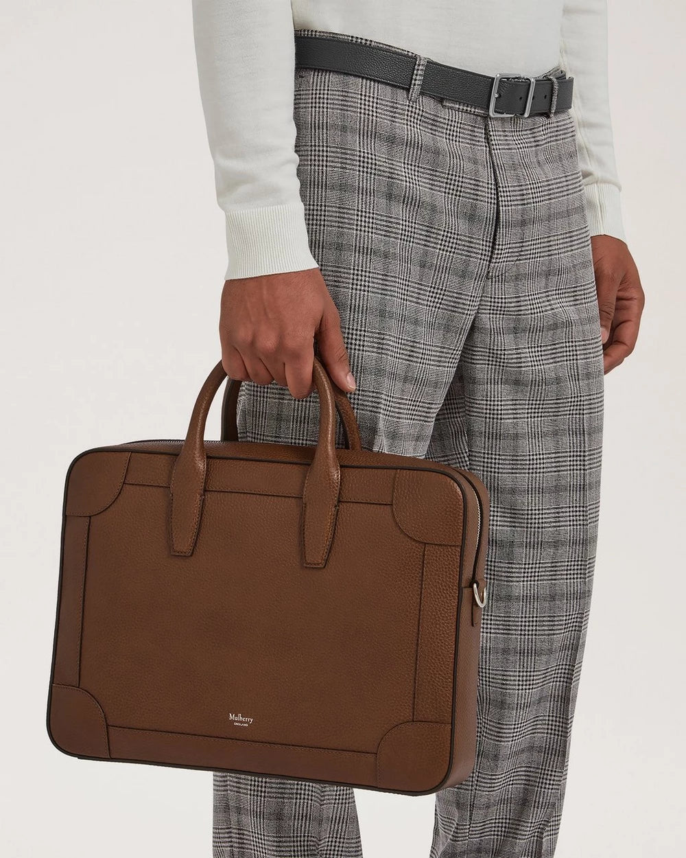 Belgrave Single Document Holder Oak Small Classic Grain