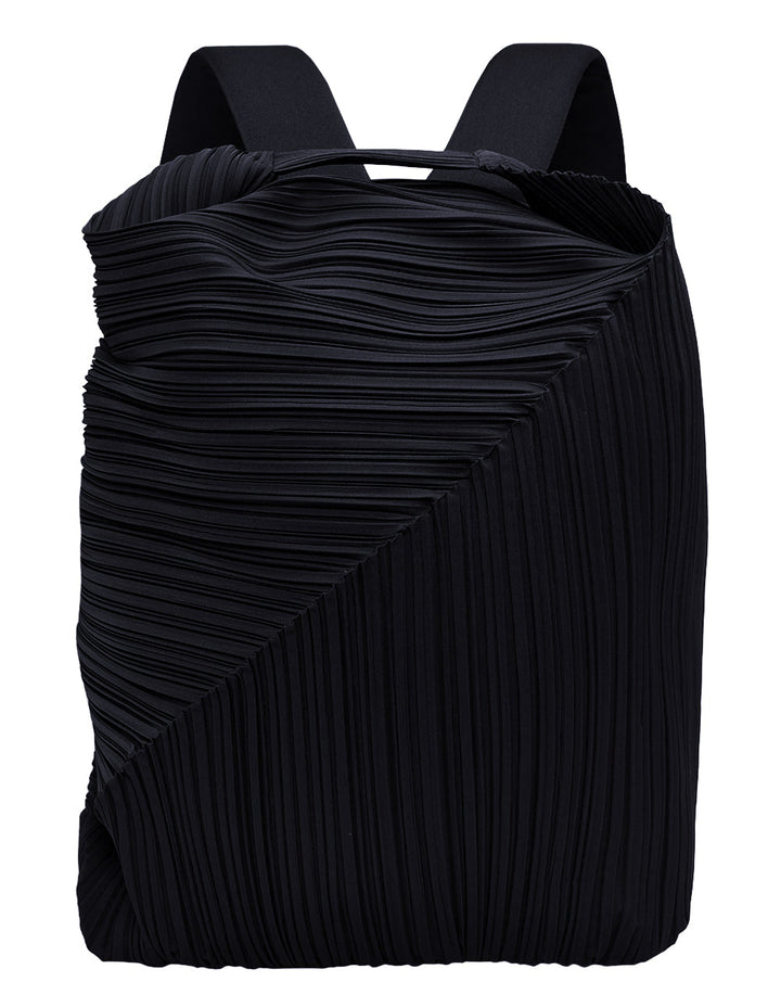 Diagonal Pleats Backpack