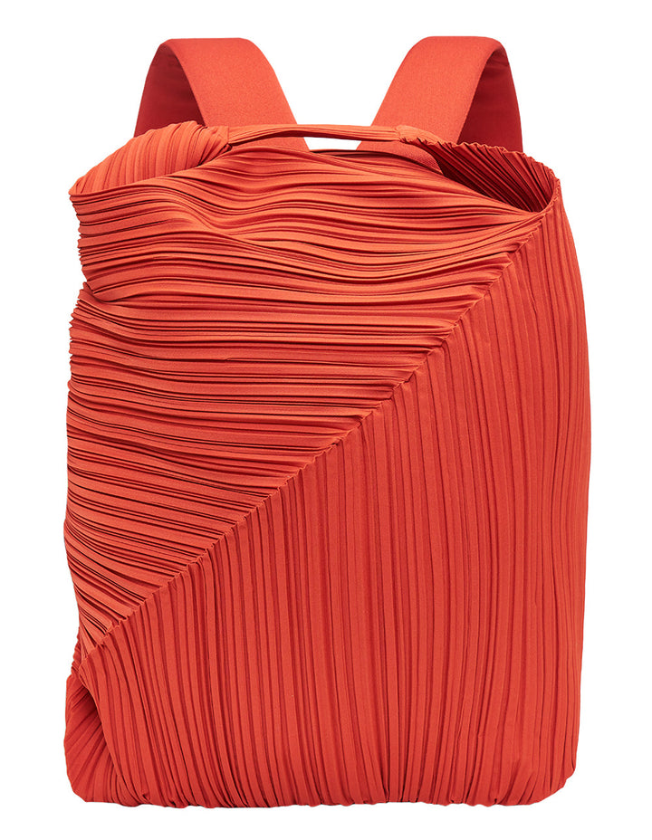 Diagonal Pleats Backpack