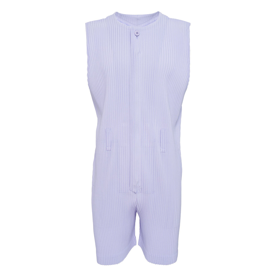 Colorful Pleats Bottoms Jumpsuit
