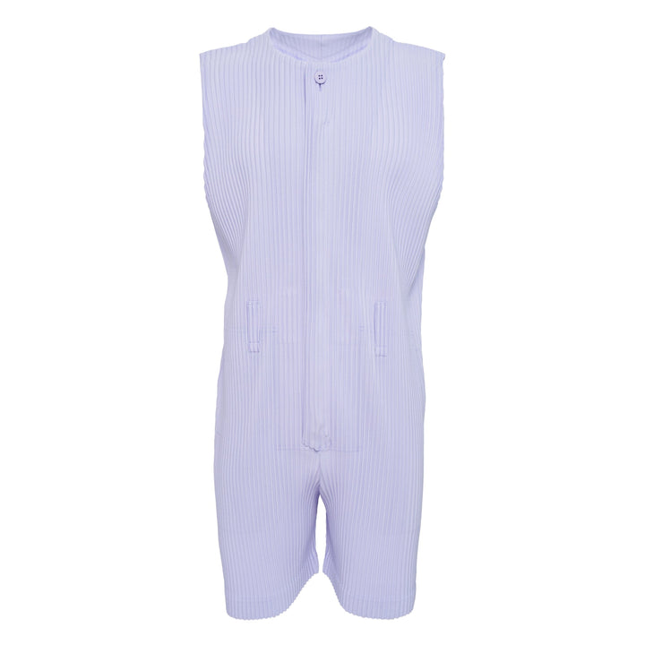 Colorful Pleats Bottoms Jumpsuit