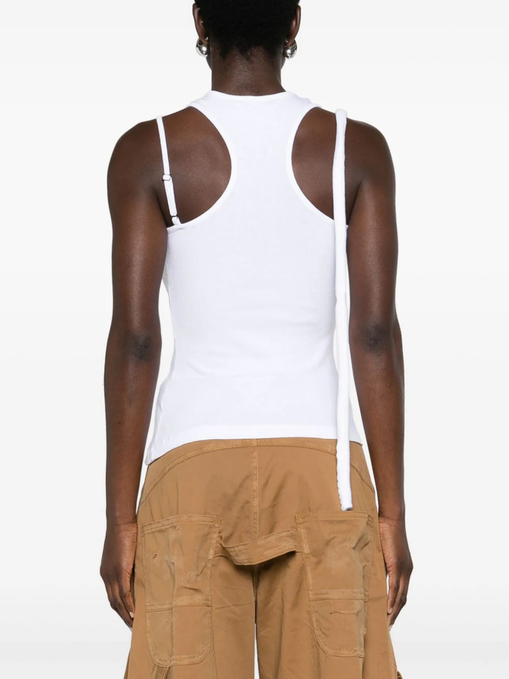 Layered Cut-Out Tank Top