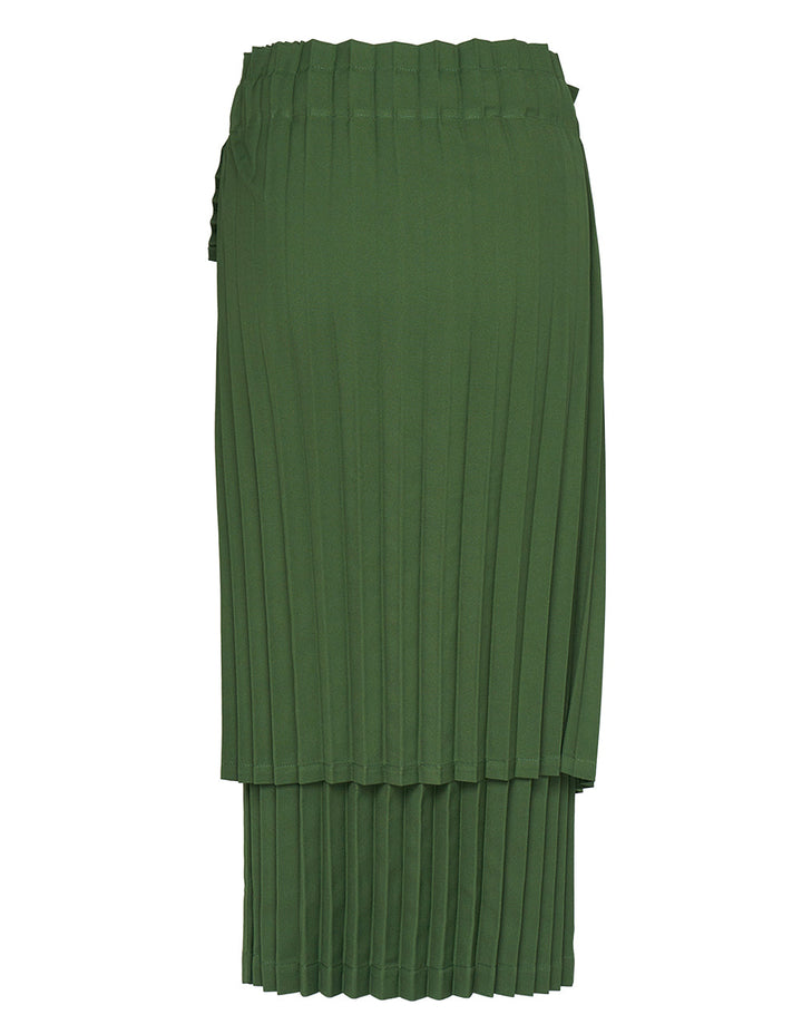 Color Pleats Bottom 2 Skirt