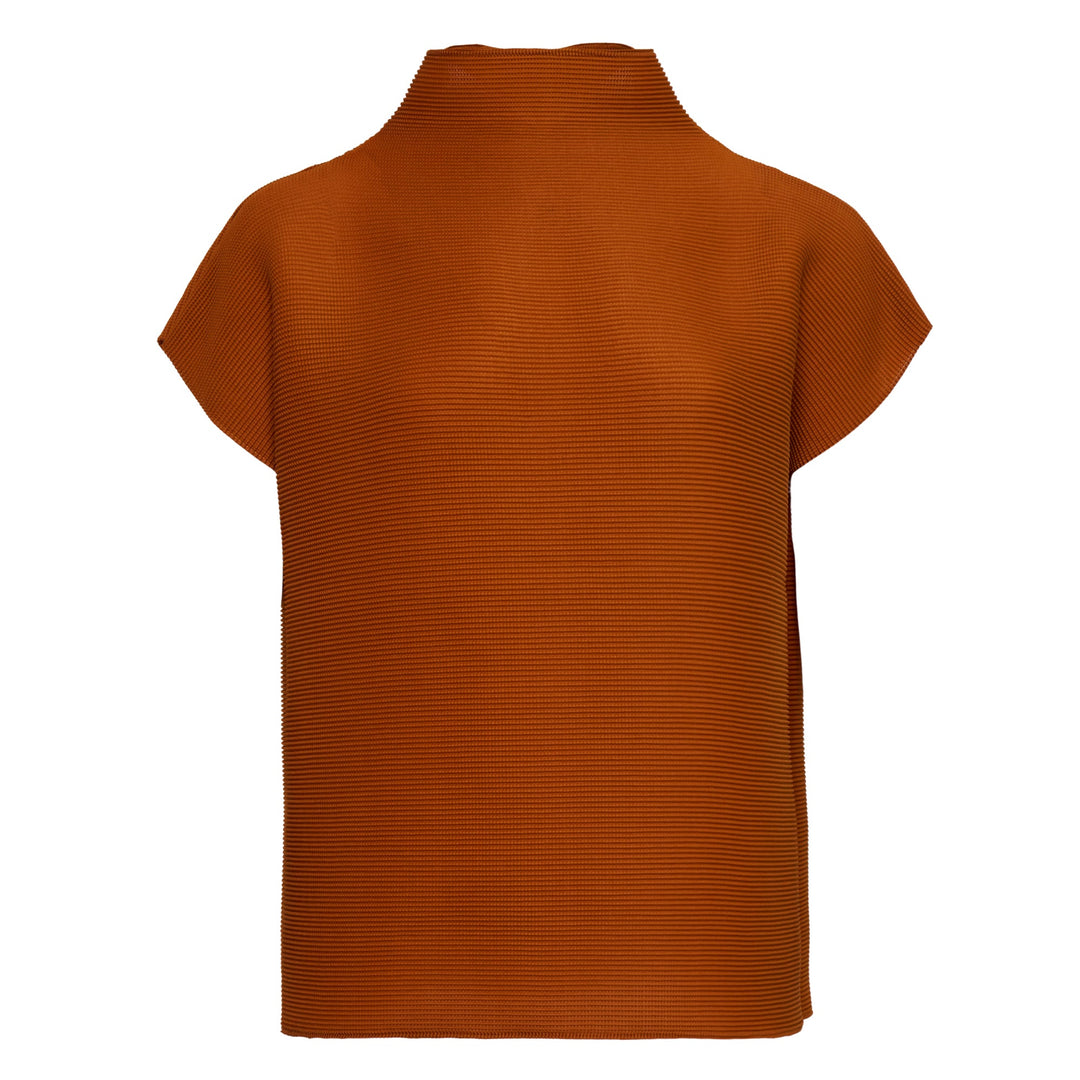 Square Stretch Pleats Top