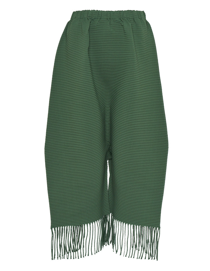 Fringe Pleats Pants