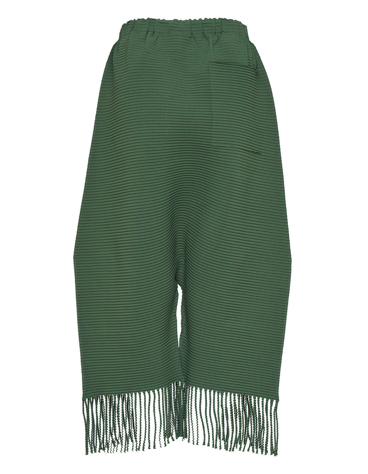 Fringe Pleats Pants